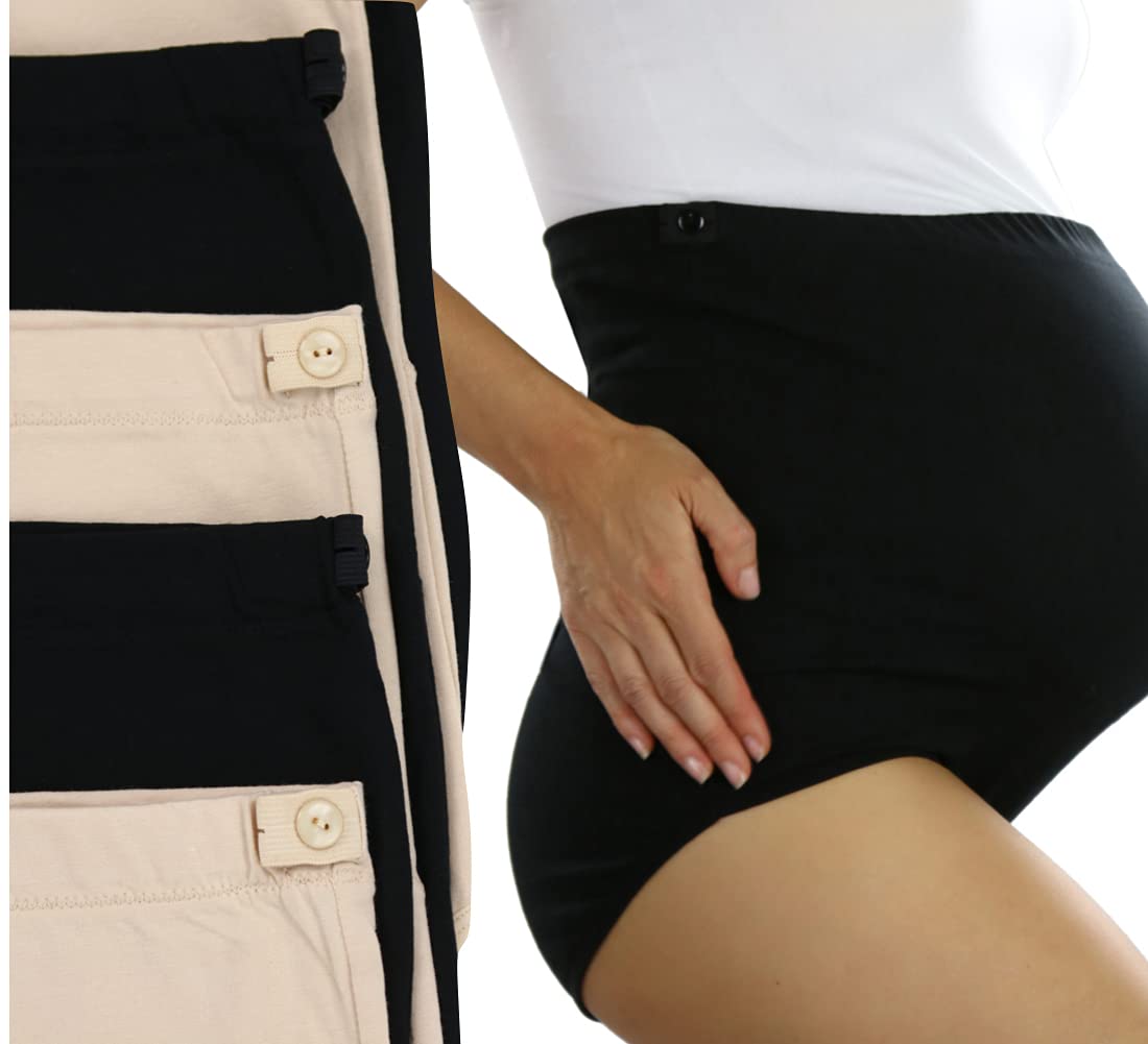ToBeInStyle Women's High Waist Over The Bump Maternity Underwear - Soft Cotton Pregnancy Panties for Comfort & Support - Perfect for Everyday Wear, Sleeping & Postpartum Recovery