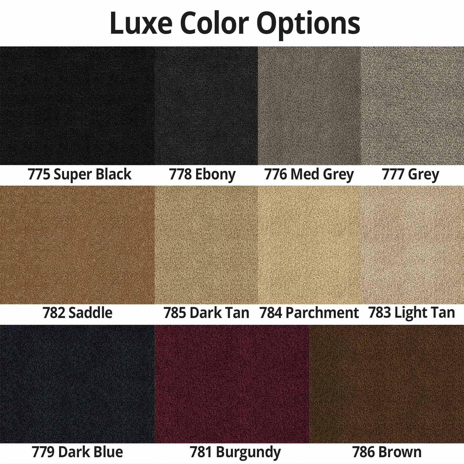 Lloyd Mats Luxe Ebony 4-Piece Custom Fit Floor Mats for 2016-2018 Chevrolet Camaro with Camaro Shield Logo - Premium Car Floor Liners for Protection & Style - Perfect for Daily Driving, Road Trips, and Car Shows