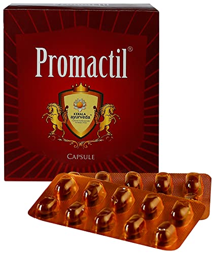 Ayurveda Promactil Capsules - 100 Count | Natural Herbal Supplement for Energy & Vitality | Supports Daily Wellness & Active Lifestyle
