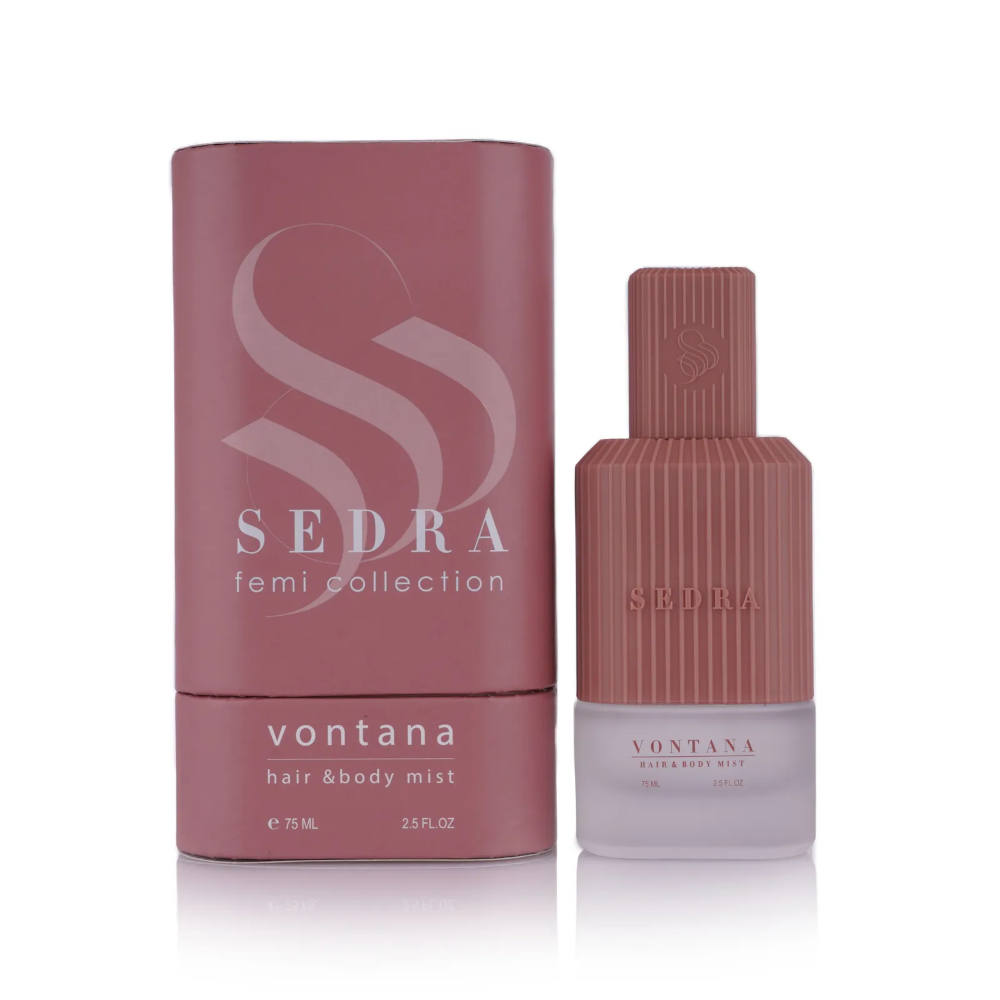 Vontana Hair & Body Mist 75ml - Refreshing Fragrance Spray for Women & Men - Perfect for Daily Use, Travel, Gym & Special Occasions
