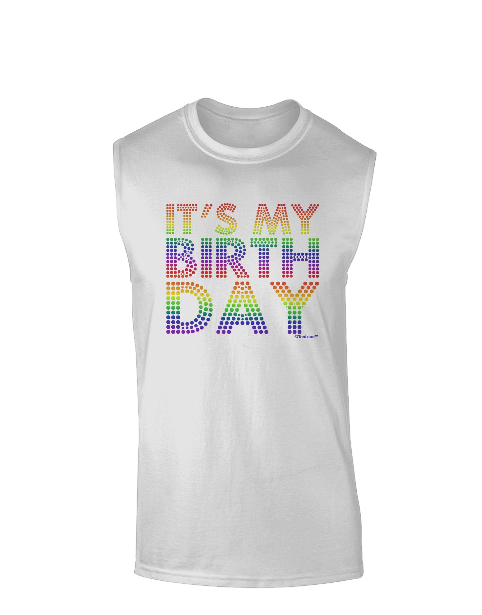 TOOLOUD Women's Candy Colored Dots Muscle Tank Top - Birthday Party Outfit, Casual Summer Wear & Festival Fashion