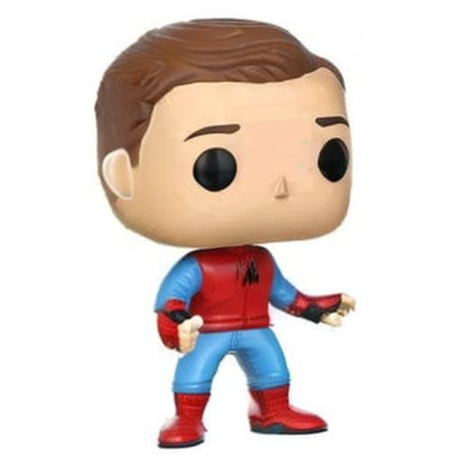 Funko POP! Marvel Spider-Man: Homecoming Walmart Exclusive - Unmasked Homemade Suit Action Figure #223 | Collectible Gift for Marvel Fans, Home & Office Display
