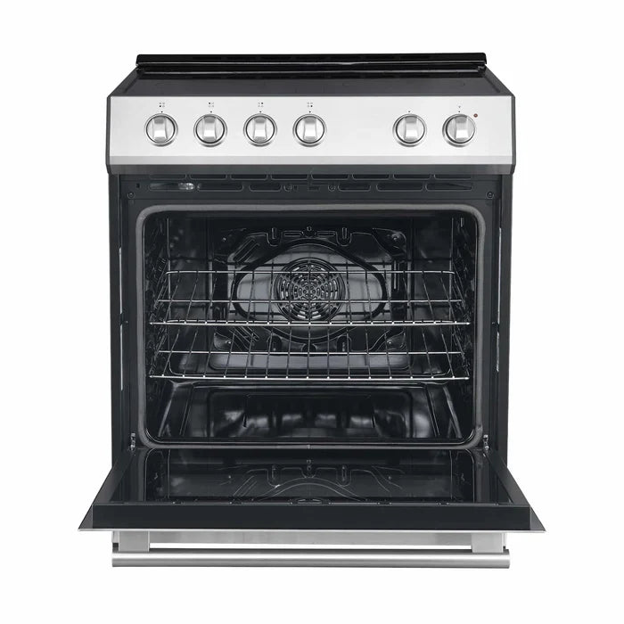 Forno Leonardo 30 Inch Electric Range with 5.0 cu. Ft. Oven - Stainless Steel Built-in Appliance for Modern Kitchens | Perfect for Baking, Roasting & Everyday Cooking | Model FFSEL6012 30