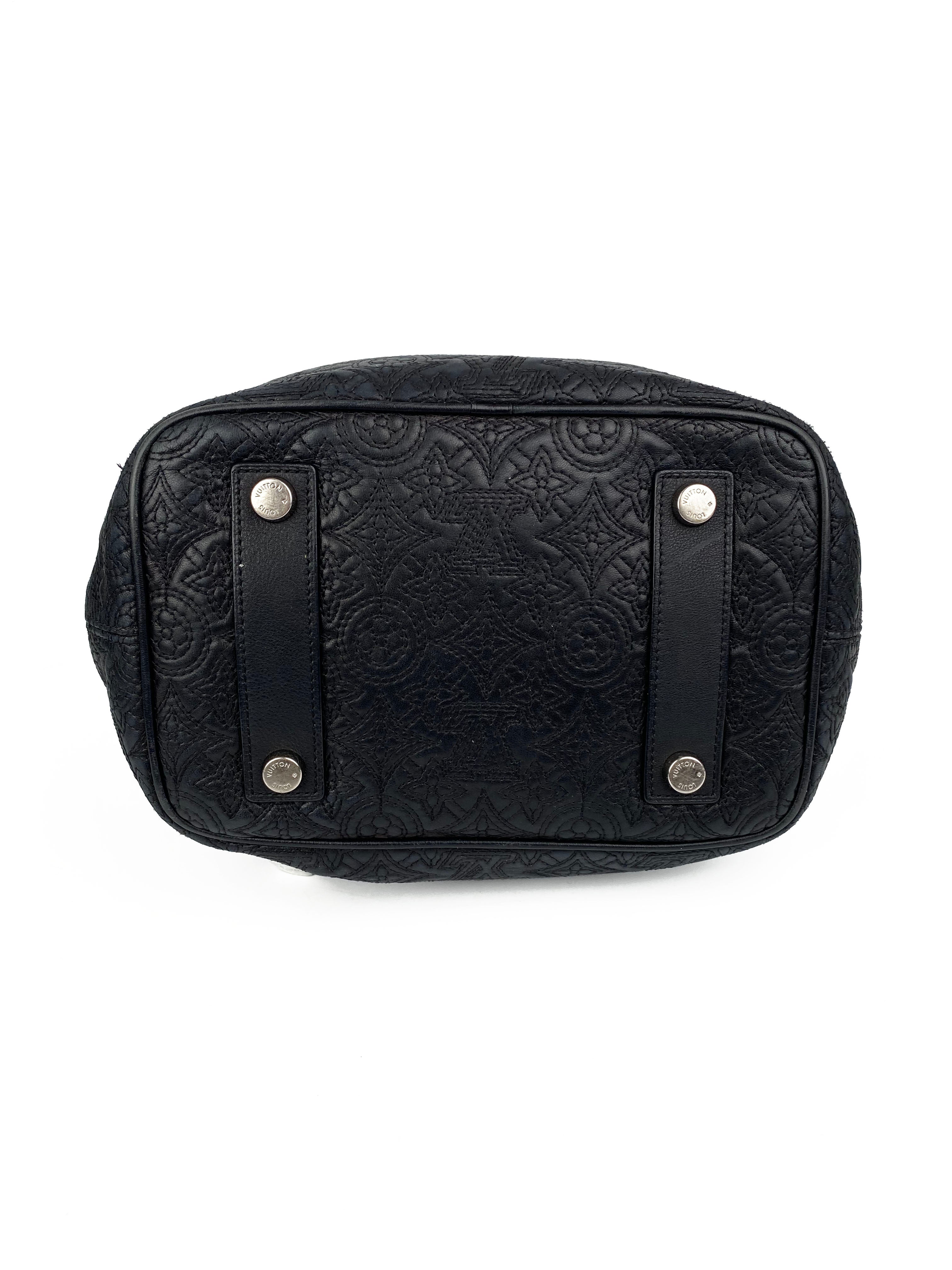 Authentic Louis Vuitton Black Antheia Hobo PM Handbag - Luxury Leather Shoulder Bag for Women | Perfect for Work, Travel & Evening Events