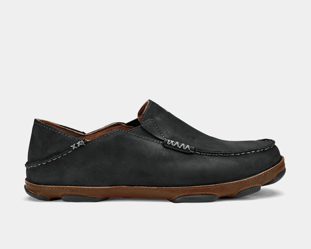 Olukai Moloa Men's Slip-On Shoes - Comfortable & Stylish Waterproof Loafers for Casual Wear, Beach, and Outdoor Activities