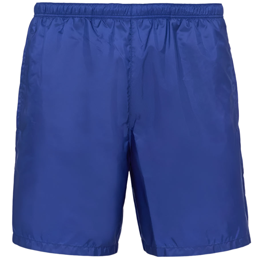 Prada Men's Ink Blue Re-Nylon Swim Shorts - Quick-Dry, Comfortable Swimwear for Beach, Pool & Vacation