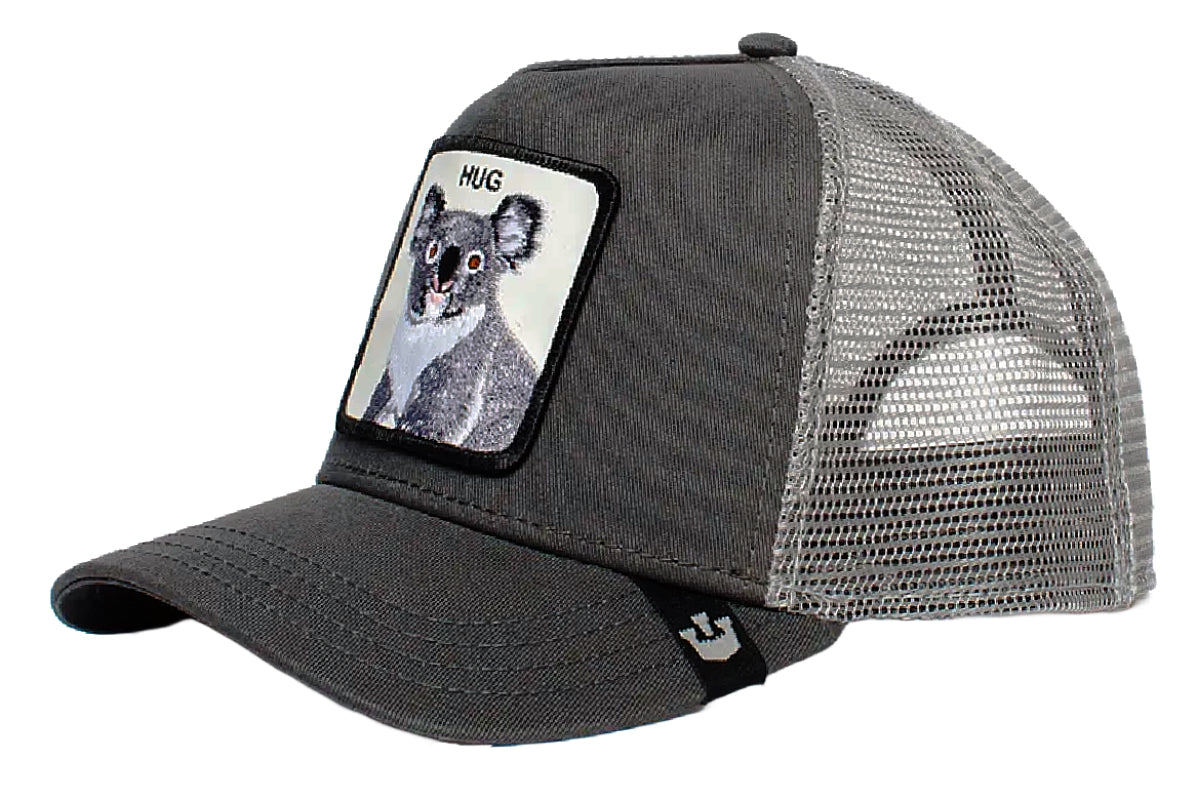 Goorin 'The Koala' Grey Trucker Style Baseball Cap - Stylish & Comfortable for Outdoor Activities, Sports & Casual Wear
