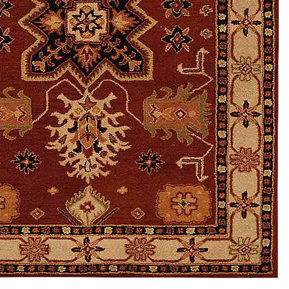Premium Sarugh Hand Tufted Wool Rug - Soft & Durable Persian-Style Area Rug for Living Room, Bedroom, or Office Decor