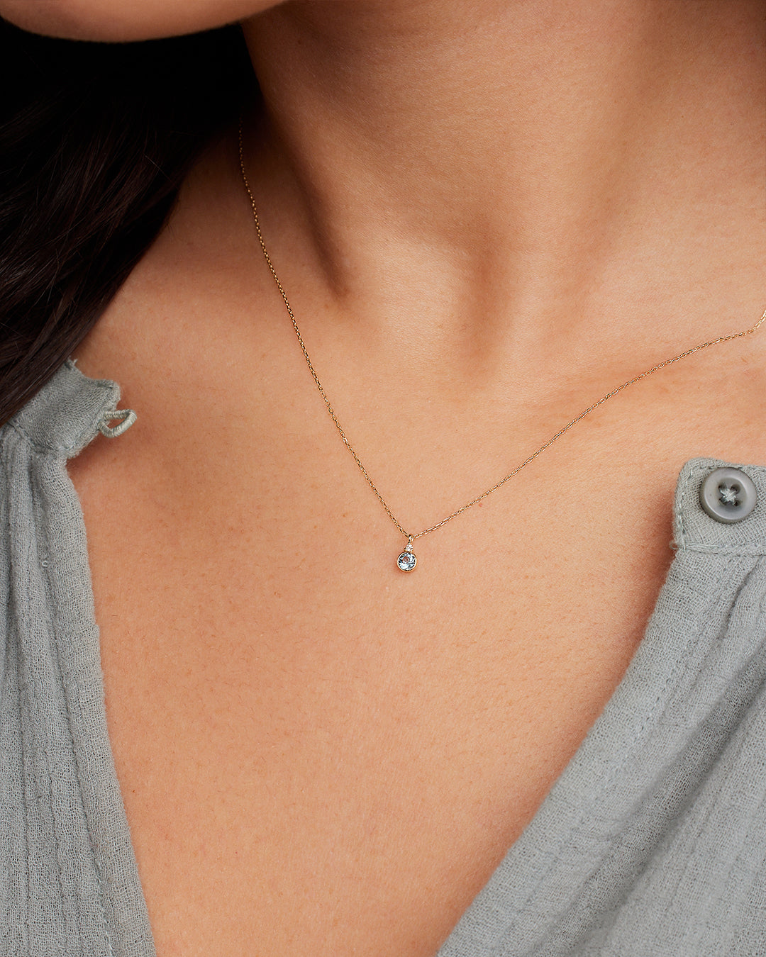 14K Gold Birthstone Necklace for Women - Personalized Zodiac Pendant Jewelry Gift for Mom, Wife, Daughter | Perfect for Birthdays, Anniversaries & Special Occasions