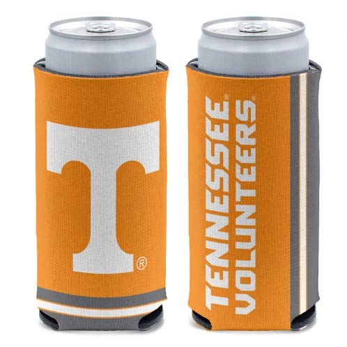 WinCraft NCAA Unisex-Adult Slim Can Cooler - Insulated Beer & Soda Holder for Tailgating, Camping & Outdoor Parties (Officially Licensed)