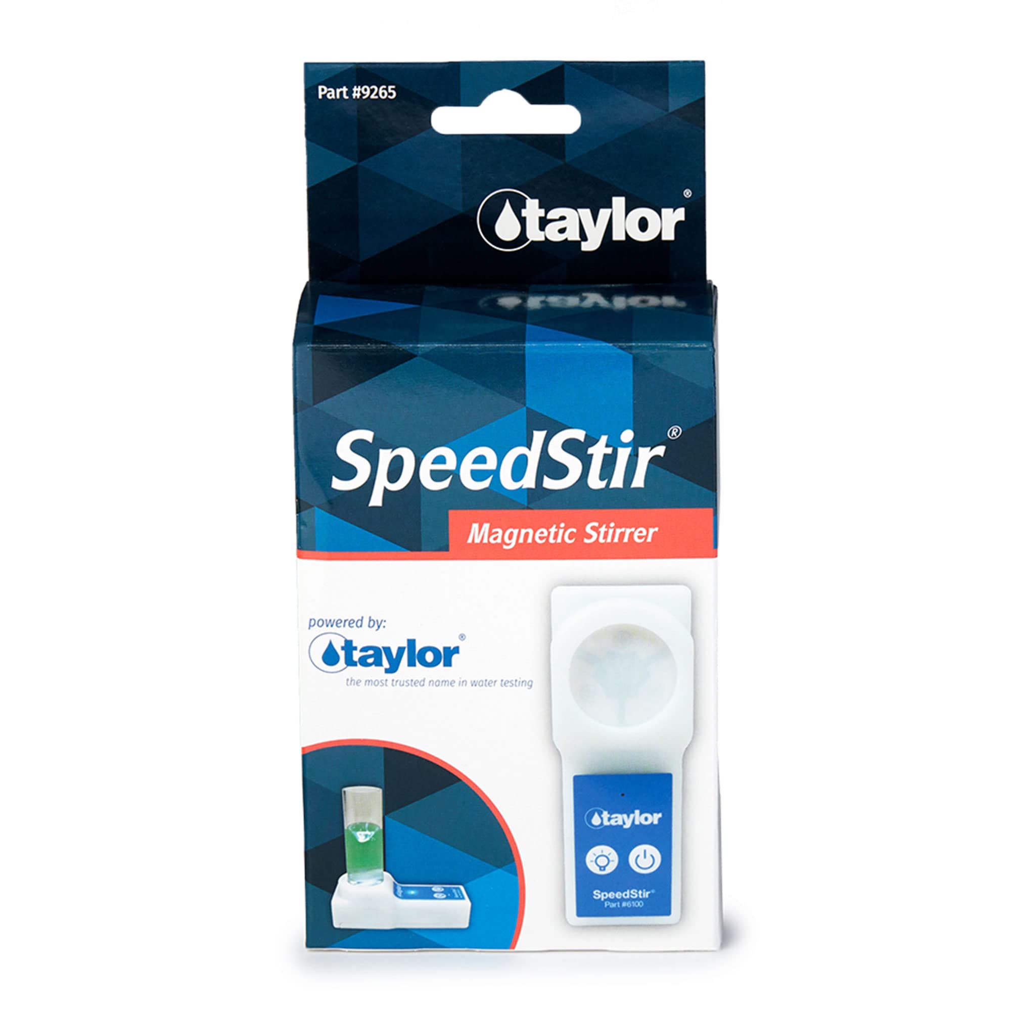 Taylor 9265 Magnetic Stirrer with Stir Bar & Batteries - Lab Mixer for Chemistry Experiments, Science Classrooms & Home Laboratories - High Speed Stirring for Solutions & Liquids