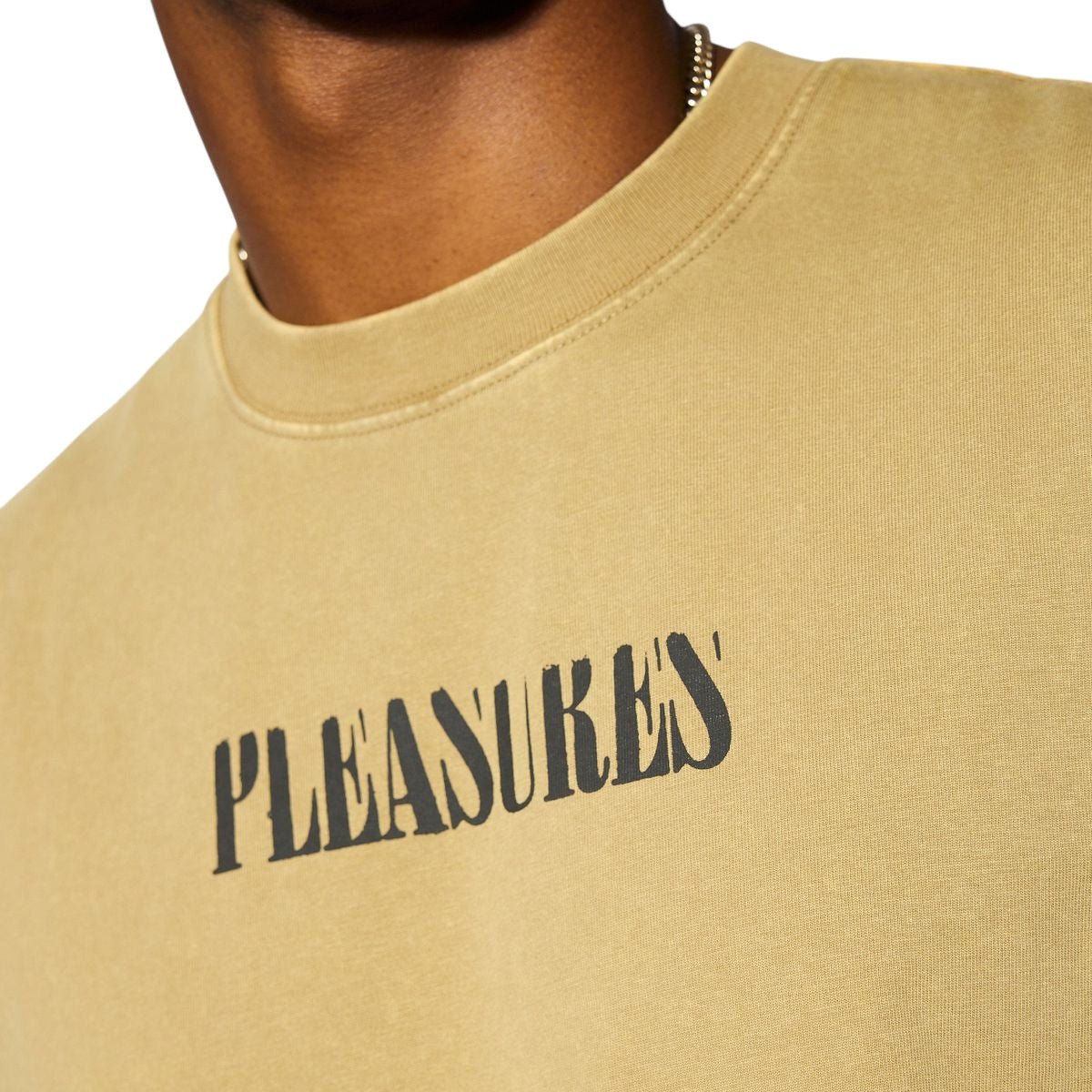 Pleasures Onyx Sleeveless Shirt for Women - Soft Cotton Tank Top in Tan - Perfect for Summer, Beach, and Casual Outings