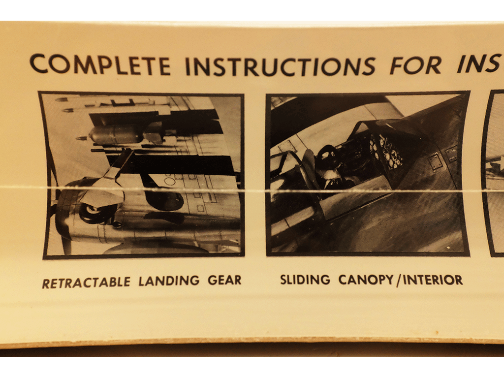 Guillow's P-47D Thunderbolt Balsa Wood Model Airplane Kit - 3/4