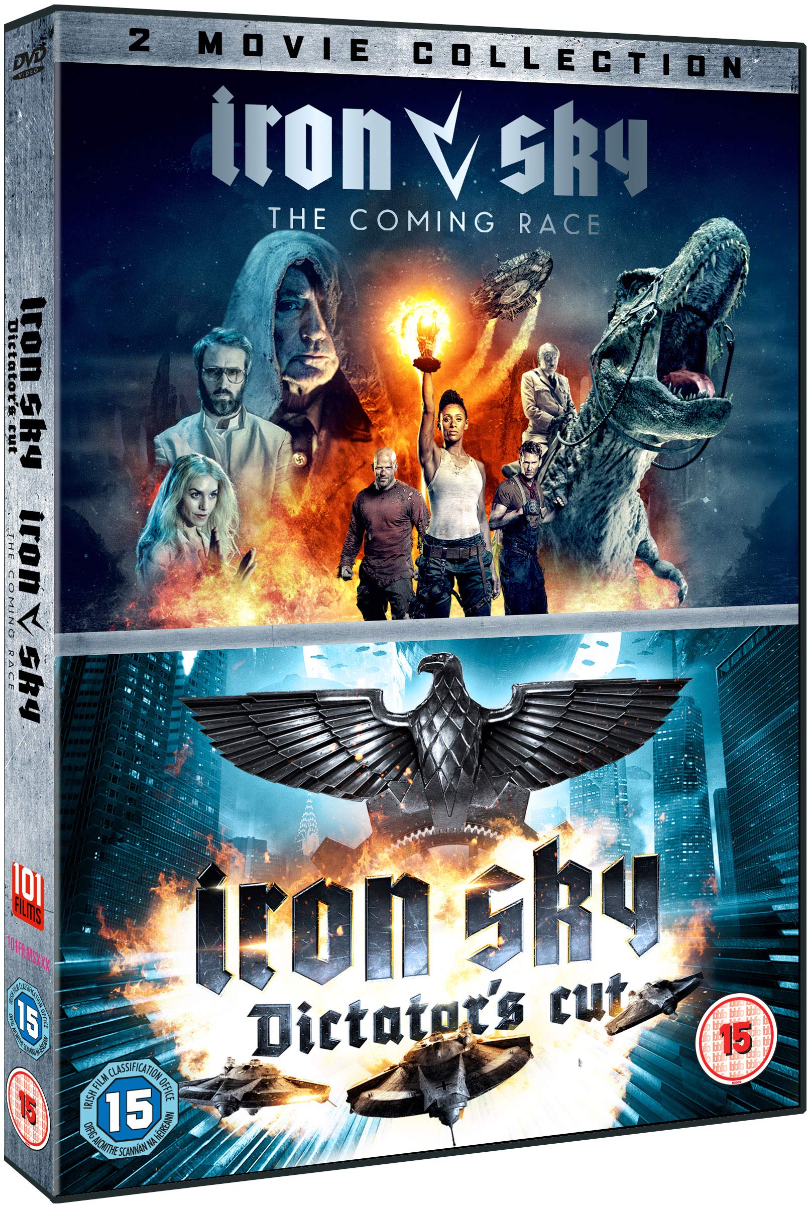 Iron Sky 1 & 2 DVD - Sci-Fi Comedy Movie Collection | Perfect for Movie Nights & Sci-Fi Fans