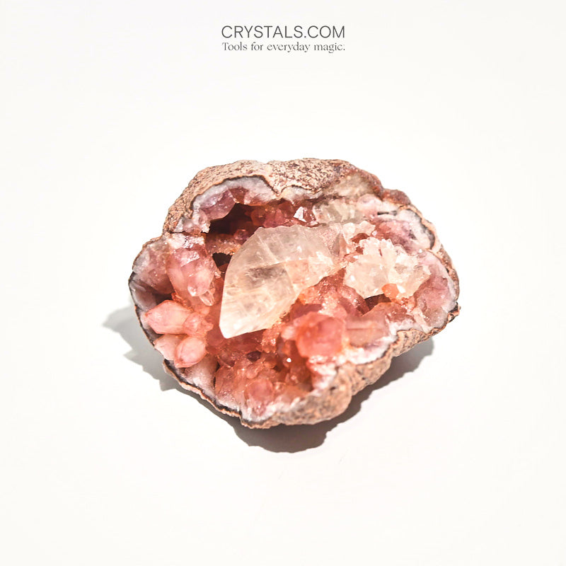Natural Pink Amethyst Geode Crystal Cluster - Healing Stone for Home Decor, Meditation & Spiritual Gifts | Perfect for Office Desk, Yoga Space & Energy Healing