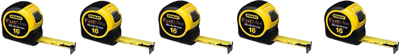 STANLEY FatMax 16-Foot Tape Measure - Heavy Duty Retractable Measuring Tape for Construction, Carpentry, DIY Projects & Home Improvement