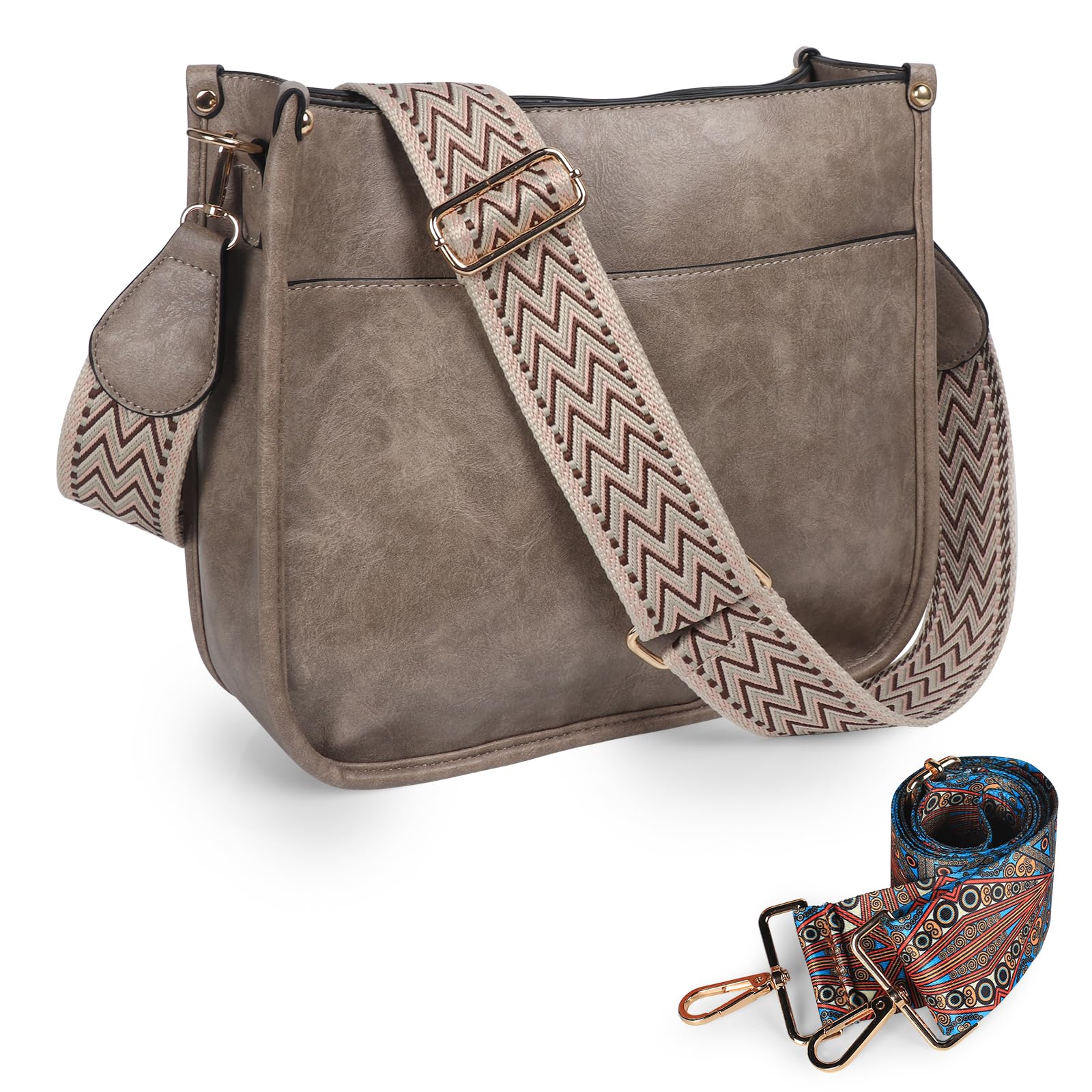 Elegant Vegan Leather Crossbody Bags for Women with Adjustable Strap - Perfect for Travel & Daily Use