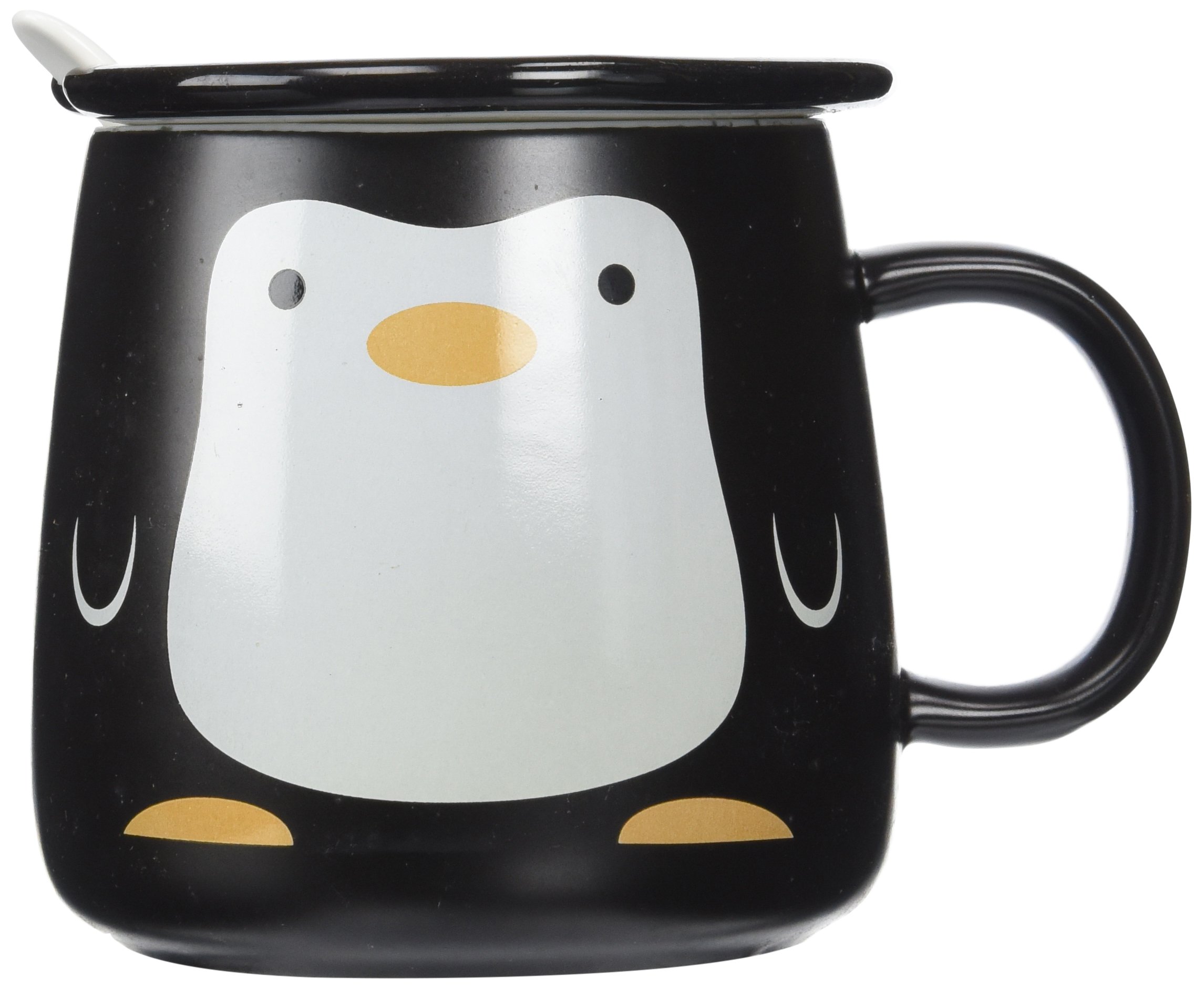 10.58oz Cute Penguin Ceramic Mug - Perfect for Tea, Coffee & Milk - Ideal Birthday & Christmas Gift - Great for Home, Office & Gifts