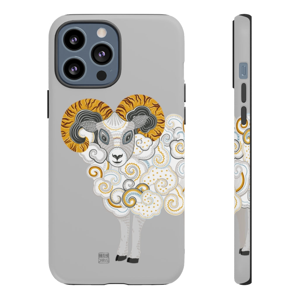 Chinese Zodiac Sheep Phone Case - Cute & Durable iPhone Cover for Protection | Perfect Gift for Lunar New Year & Birthday Celebrations