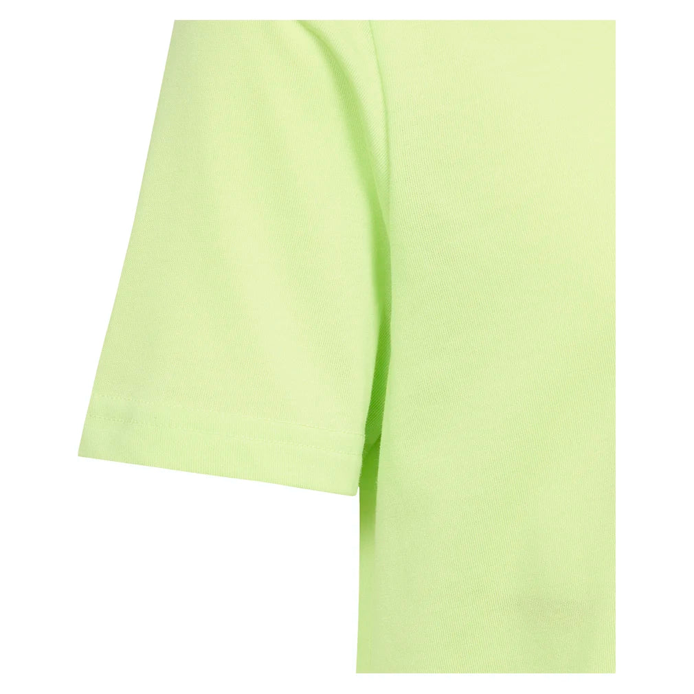 Trendy Juniors Graphic Tennis Tee in Vibrant Pulse Lime - Perfect for Casual Wear, Sports & School Outfits