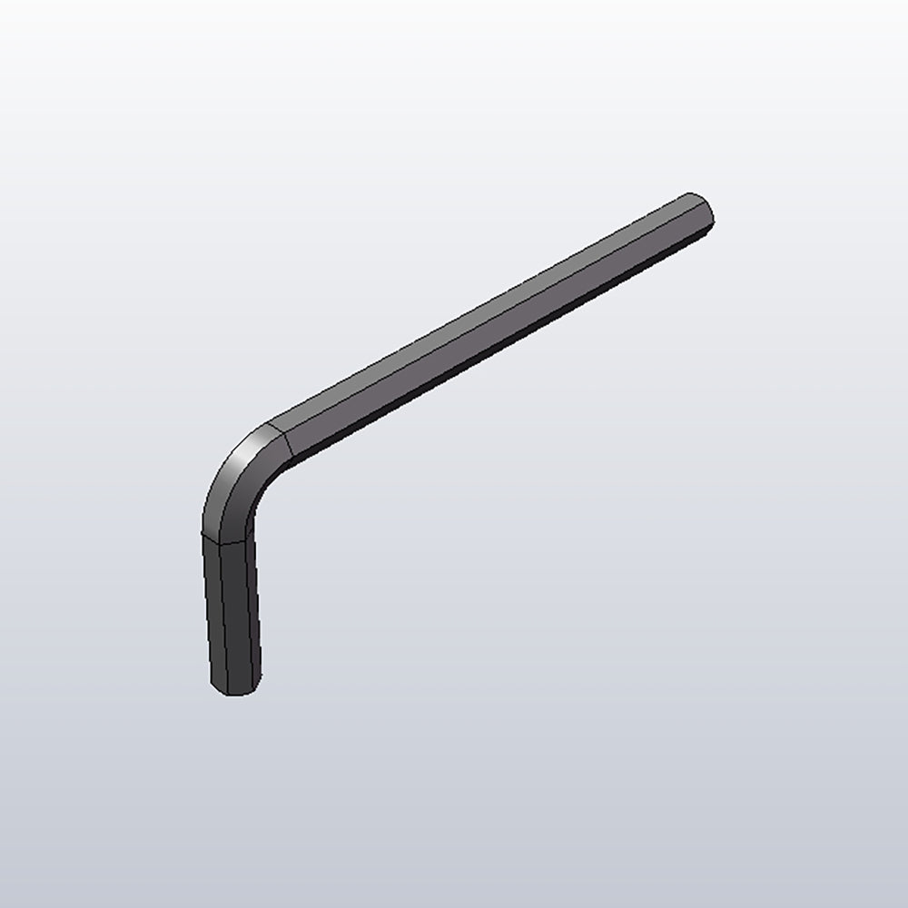 BG1600S 55 6mm Hex Key Wrench Set - Durable Allen Wrench for Bicycle, Furniture Assembly & DIY Home Repairs