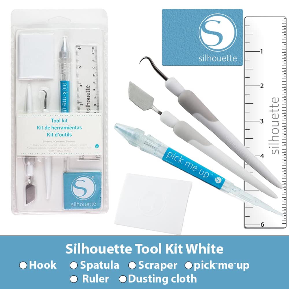 Silhouette Cameo 5 Vinyl Cutting Machine Bundle - 36 Sheets Premium Vinyl, Tool Kit, Blade, Pens & Startup Guide with Bonus Designs (Matte Pink) | Perfect for DIY Crafts, Home Decor, Scrapbooking & Personalized Gifts