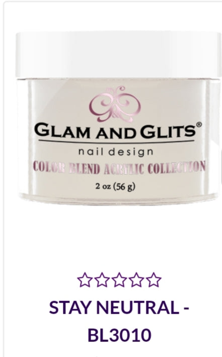 GLAM AND GLITS COLOR BLEND COLLECTION VOL.1 BL3010 - 2 oz Neutral Eyeshadow Palette for Everyday Makeup & Professional Looks