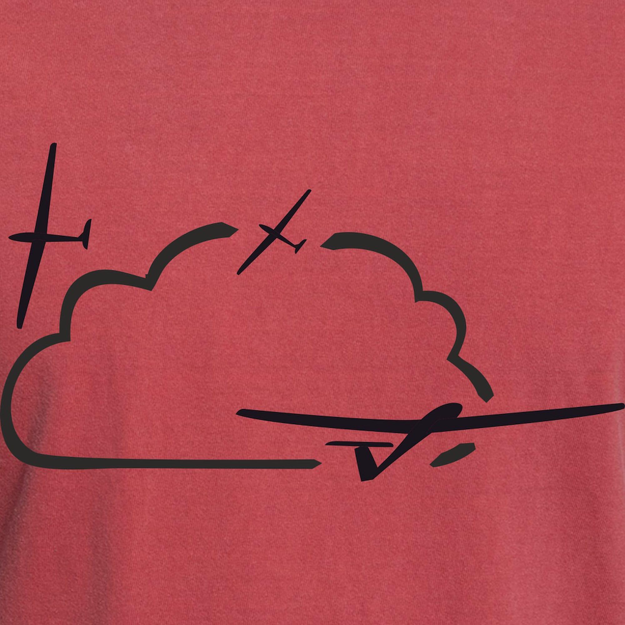 Men's Glider Pilot Thermal T-Shirt by CafePress - Comfort Colors for Cold Weather Flying & Outdoor Adventures