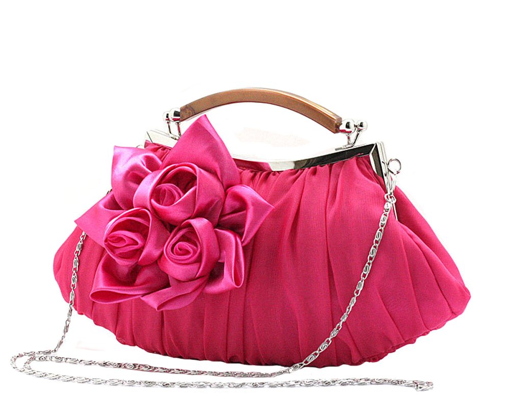 Elegant Floral Clutch Purse for Women - Small Evening Bag for Formal Events, Weddings & Parties | Perfect Wedding Guest Purse & Special Occasion Accessory