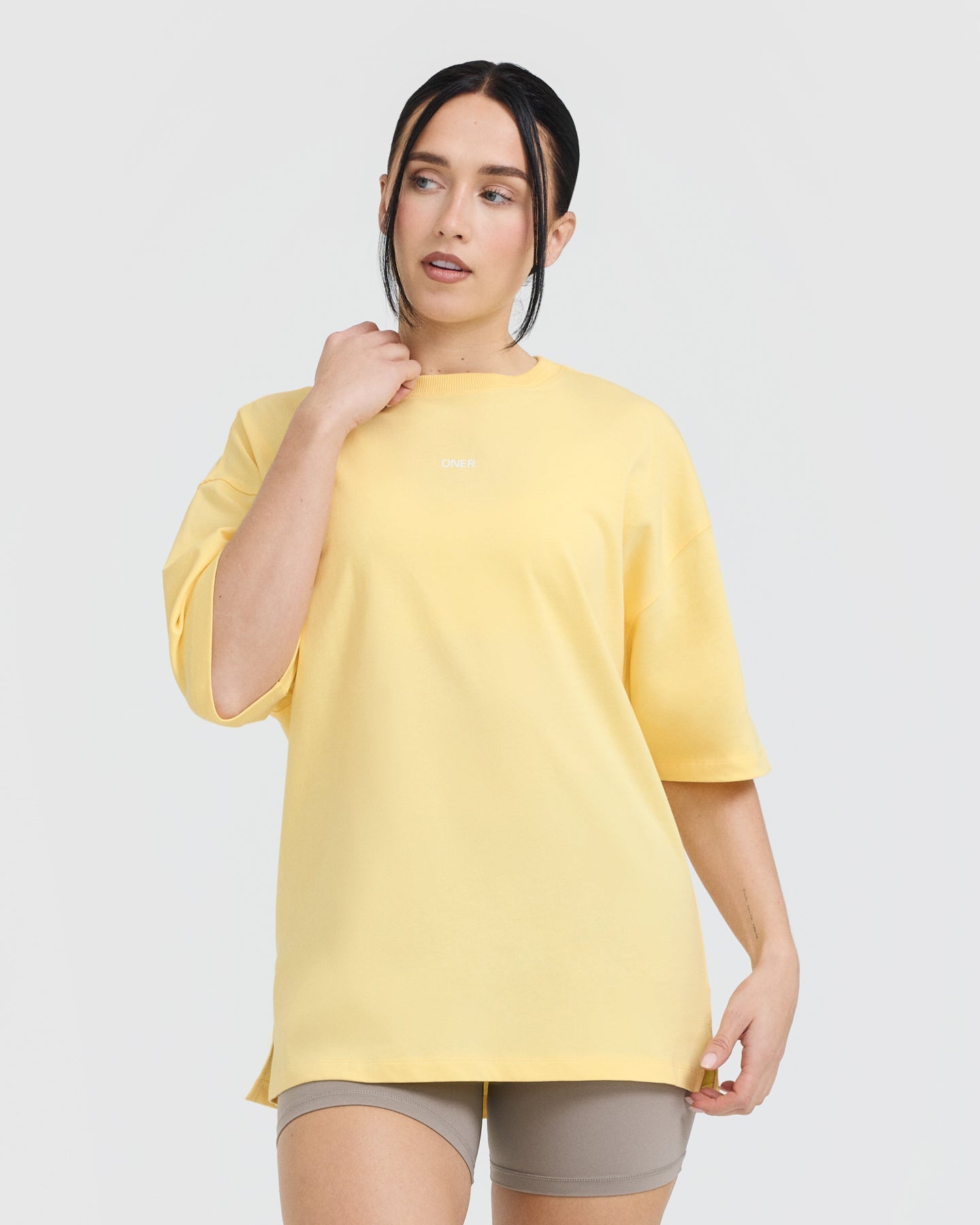 Raising The Bar Graphic Unisex T-Shirt | Sherbet Yellow | Casual Streetwear & Gym Workout Tee