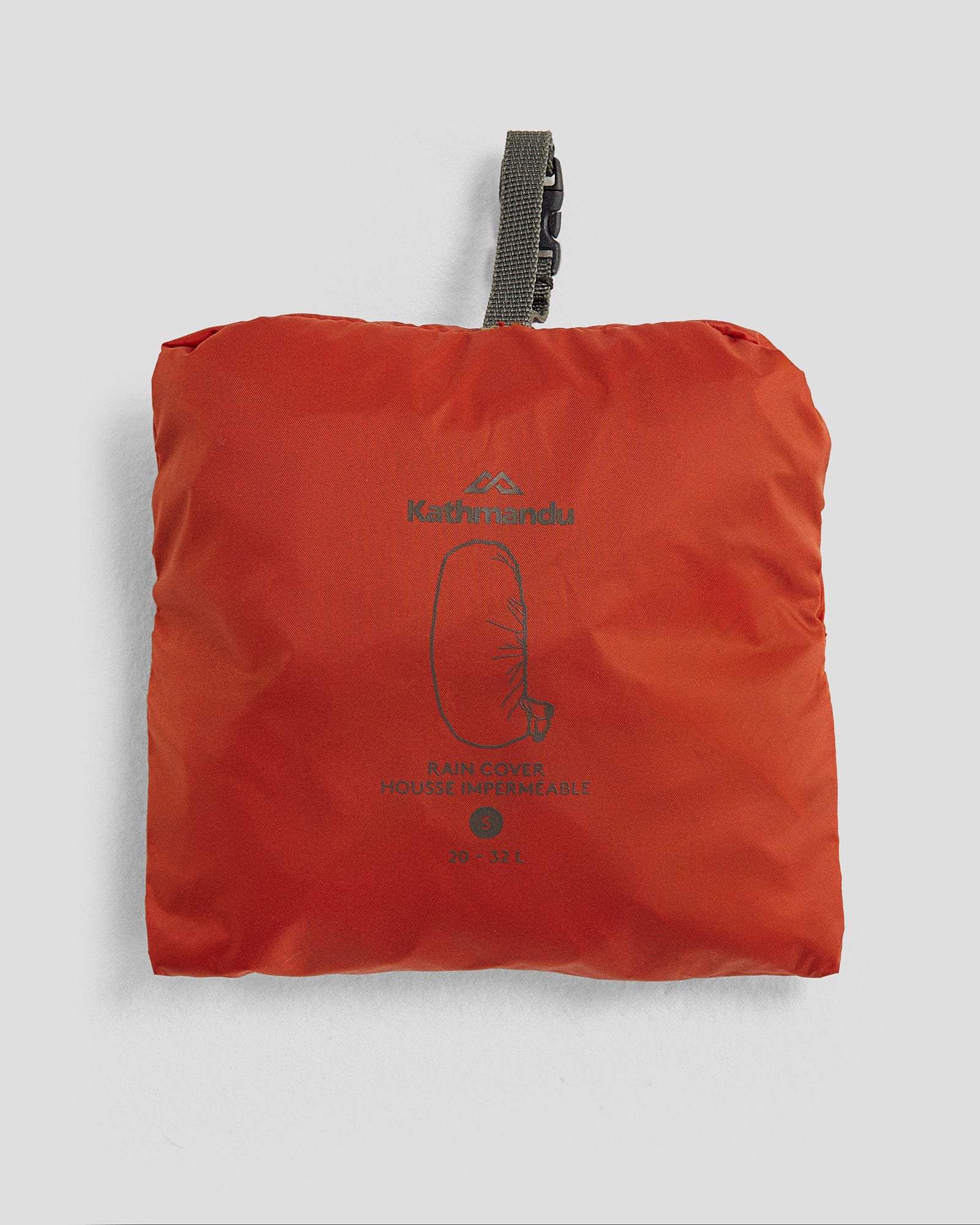 Waterproof Small Rain Cover for Backpacks - Red Earth Color - Ideal for Hiking, Travel & Outdoor Adventures