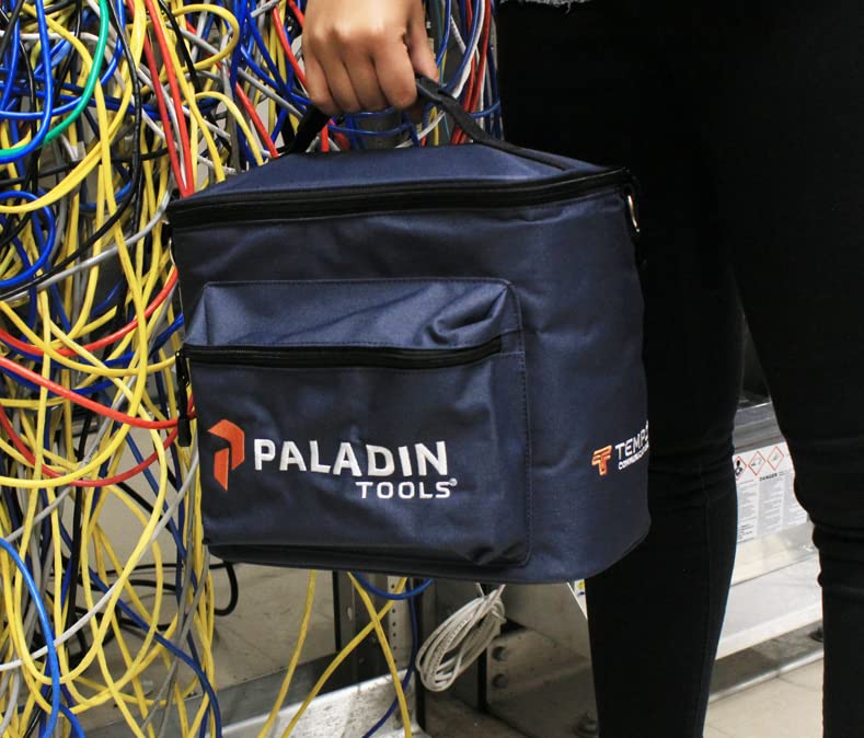 TEMPO FTK-PP Pro Plus Fiber Optic Tool Kit - Professional Fiber Optic Termination Set with Micro OPM & VFL | Complete Fiber Splicing & Testing Tools for Network Installations | Ideal for Telecom Engineers & Data Center Technicians
