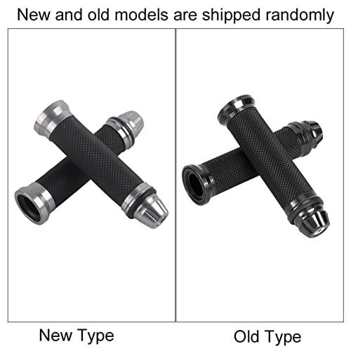 Keenso CNC Aluminum Motorcycle Handlebar Grips - 7/8