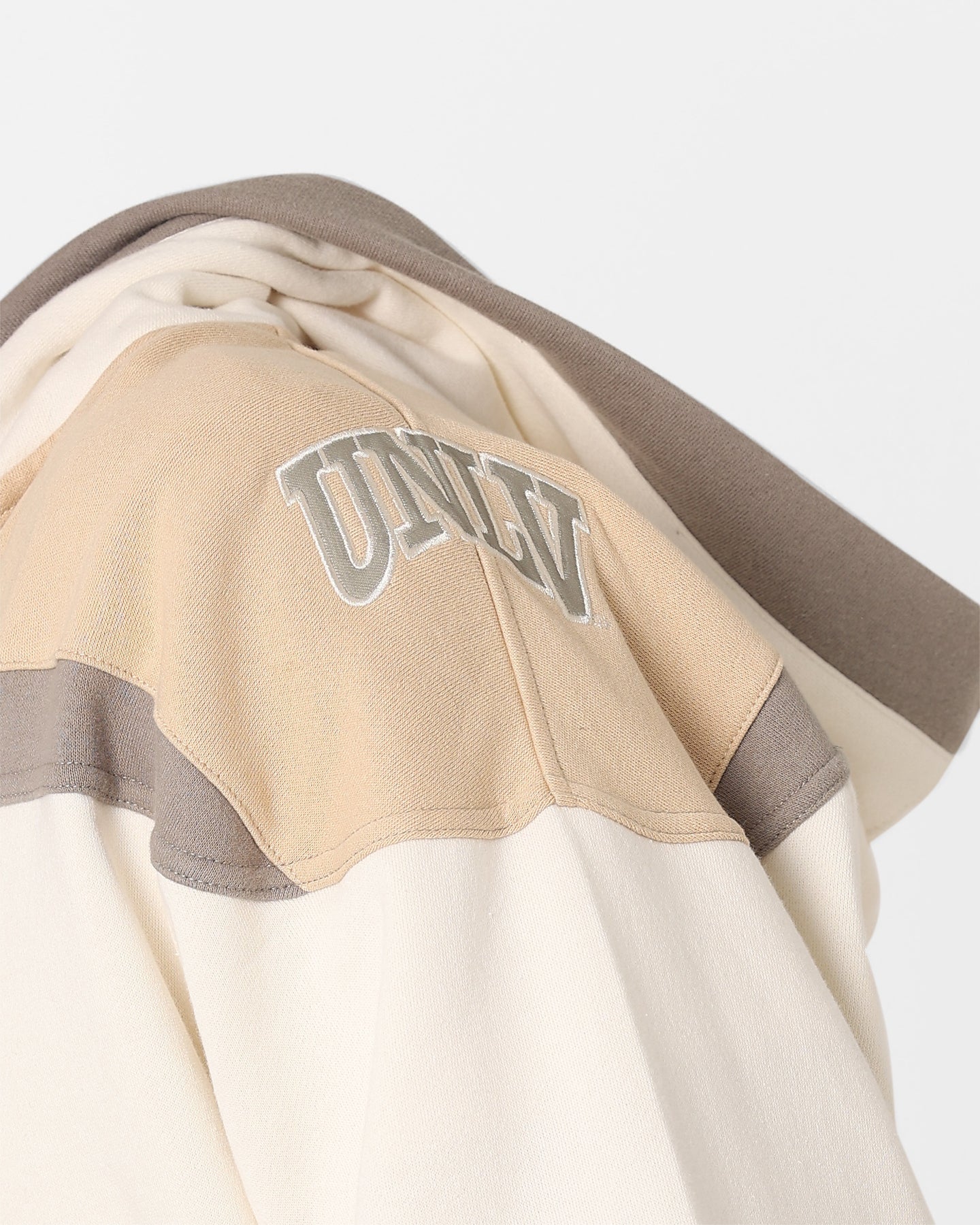 47 Brand UNLV Superior Lacer Hoodie - Cream/Khaki - Comfortable College Sweatshirt for Men & Women - Perfect for Campus Wear, Game Day & Casual Outfits