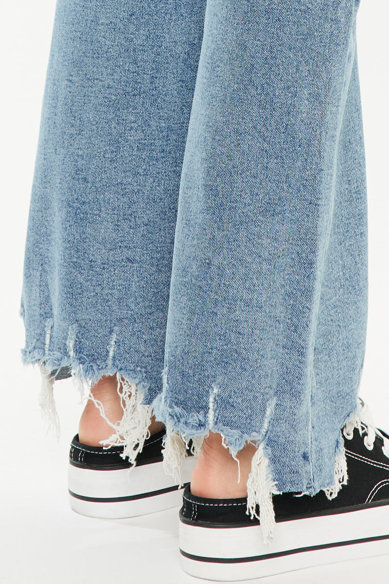 Hawthorne High Rise Flare Jeans for Women - Petite Fit, Comfortable Stretch Denim Pants for Casual Wear & Everyday Outfits
