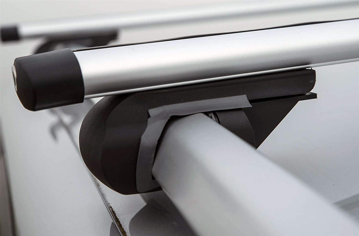 Aluminum Roof Bar 1.2m for Cars with Running Rails - Universal Car Roof Rack for SUVs, Trucks & Crossovers - Perfect for Road Trips, Camping & Outdoor Adventures
