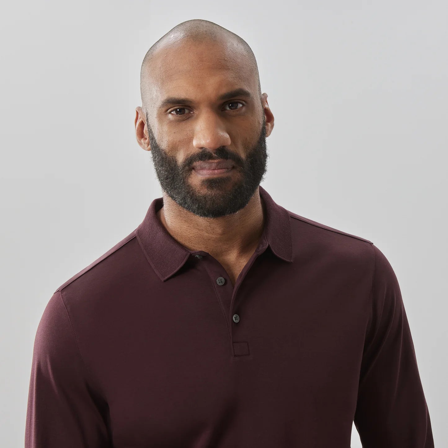 Robert Barakett Georgia Long Sleeve Polo Shirt for Men - Classic Cotton Comfort Fit Casual Wear for Office, Golf & Everyday Outfits
