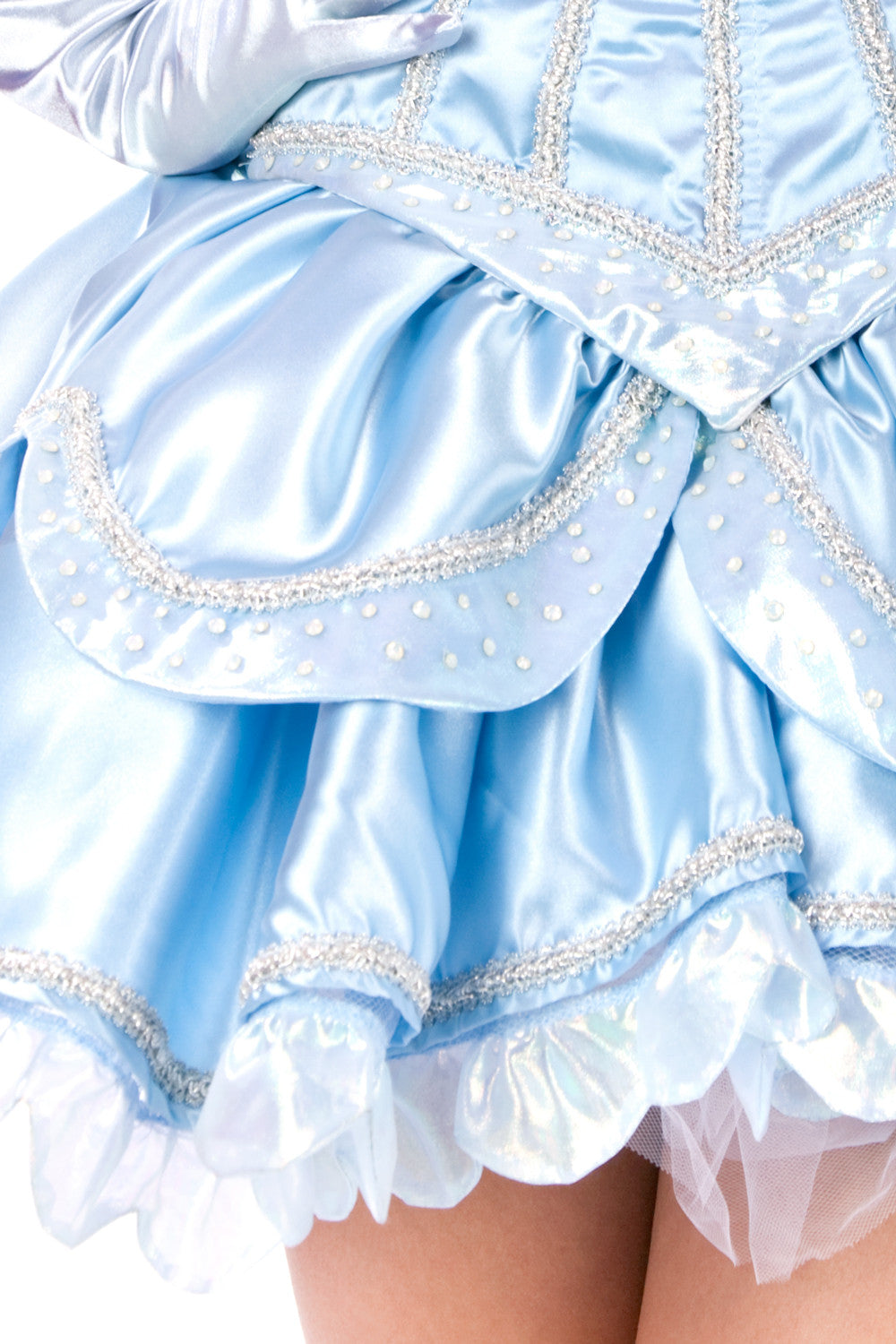 Paris Cinderella Scalloped Tutu Skirt for Girls - Elegant Ballet Dance Costume, Princess Party Dress for Birthday, Halloween & Photo Shoots