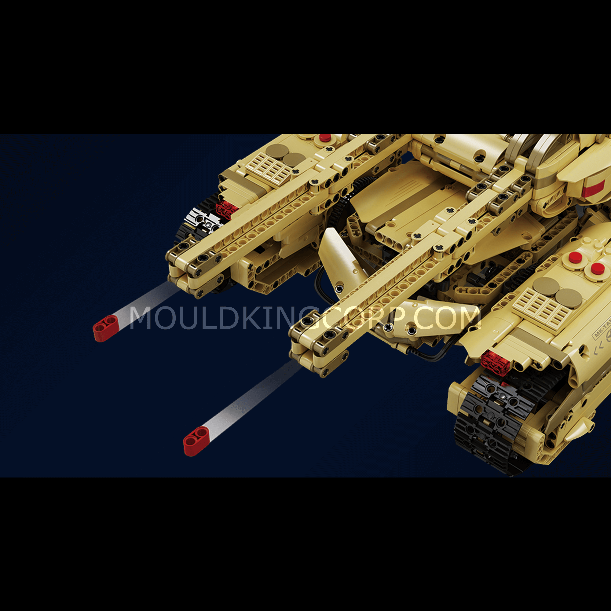 Mould King 20011 Motorized Mammoth Tank Building Set - 3,445 PCS STEM Construction Toy for Adults & Teens | Perfect for Model Collectors, DIY Enthusiasts & Military Vehicle Lovers