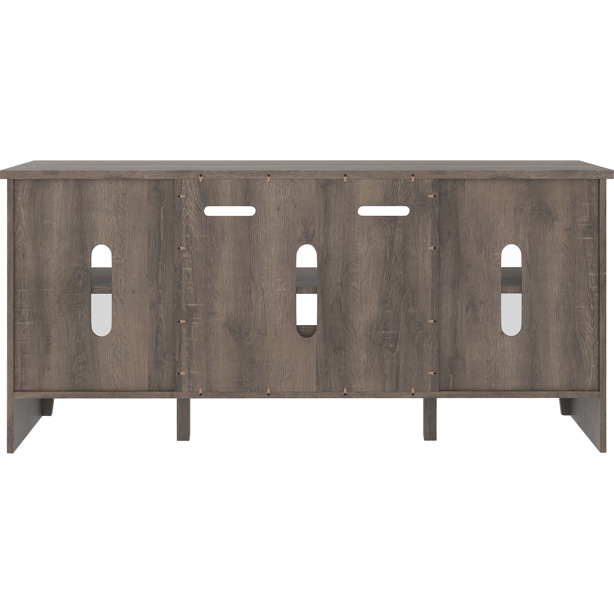 Modern Arlenbry TV Stand with Storage - Sleek Gray Entertainment Center for Living Room, Bedroom & Home Theater | Fits 55-75 Inch Flat Screen TVs