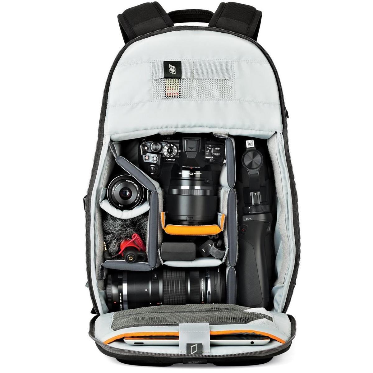 Lowepro ProTrekker BP150 DSLR Camera Backpack - Durable & Water-Resistant for Photographers & Travelers - Perfect for Hiking, Travel & Outdoor Adventures (Black)