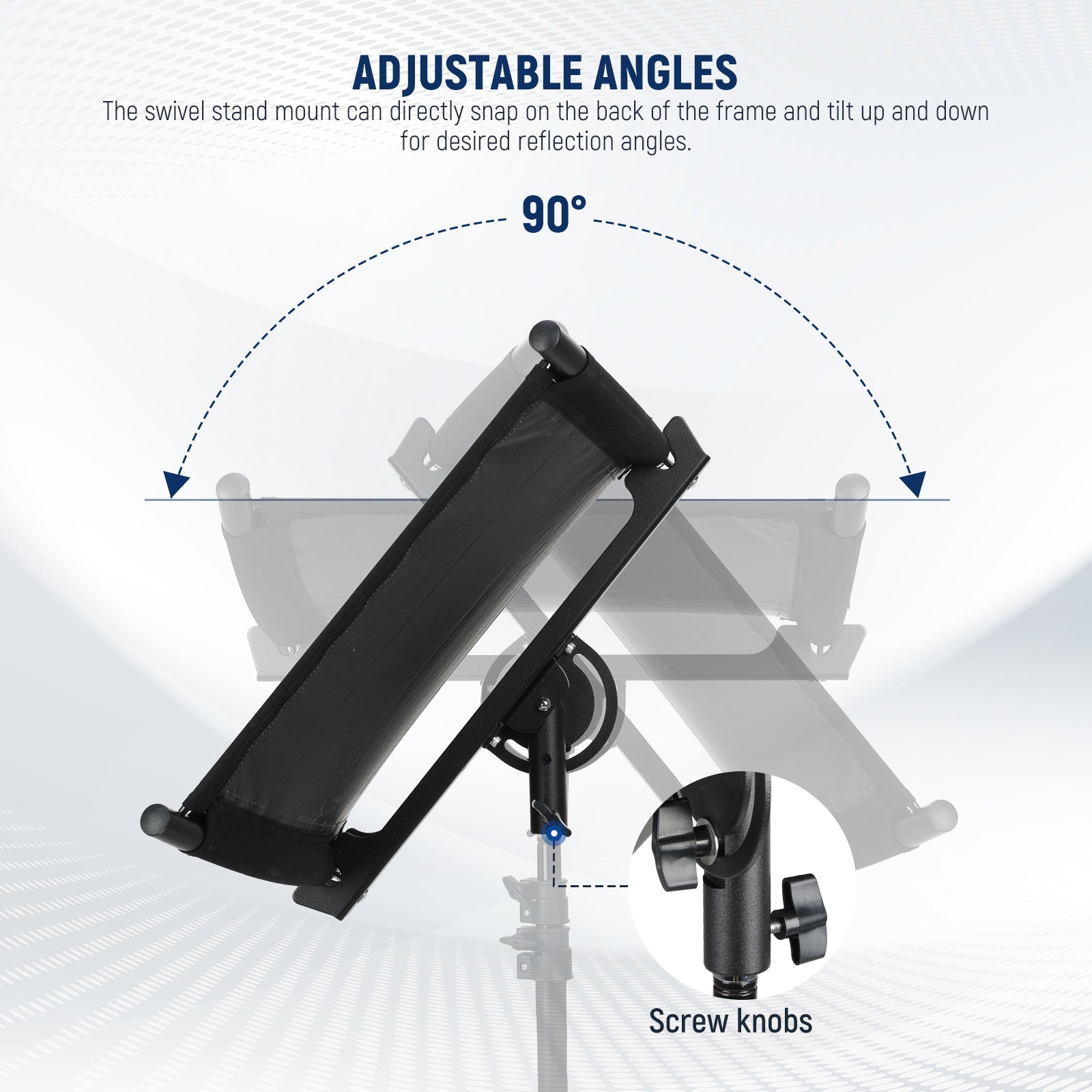 NEEWER RF 04 75x40cm Clamshell Light Reflector Diffuser for Photography & Video - Soften Harsh Lighting for Portraits, Product Shoots & Studio Lighting