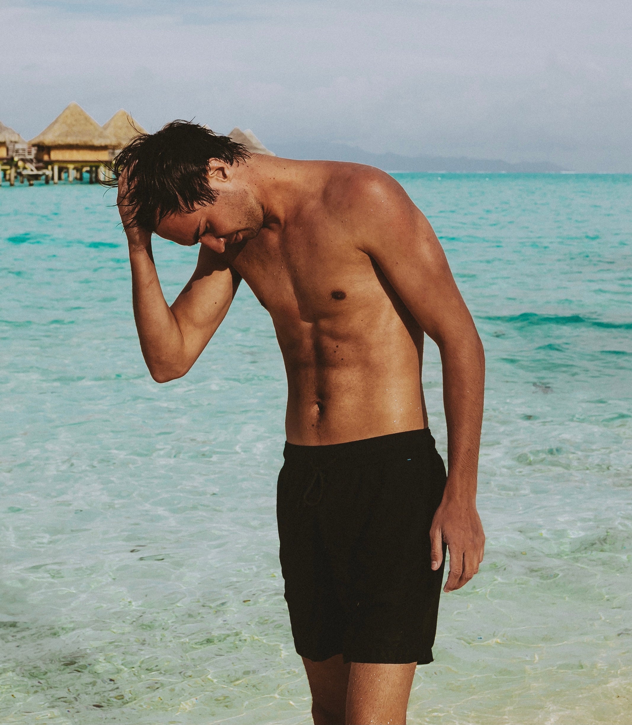 Men's Quick-Dry Swim Trunks with Pockets - Comfortable Beach Shorts for Swimming, Surfing & Outdoor Activities - $42