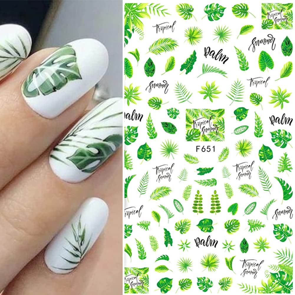 Abstract Face Nail Stickers - 3D Self-Adhesive Nail Art for Women | DIY French Manicure & Summer Designs