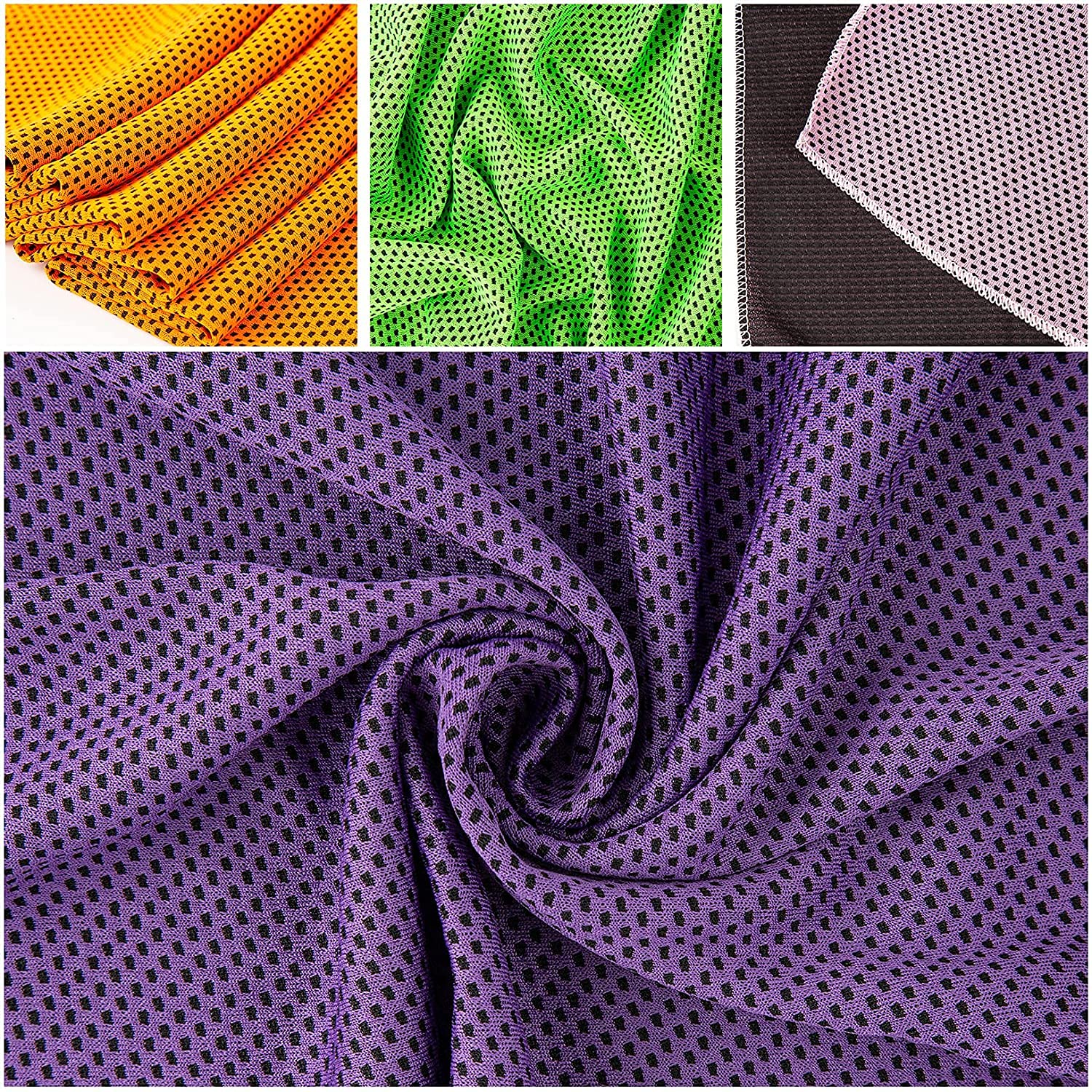 P-PLUS INTERNATIONAL 3-Pack Gym Towels - Ultra Soft Microfiber Workout Towels for Men & Women, Quick-Dry Sports Neck Towel for Gym, Yoga, Running & Fitness Training