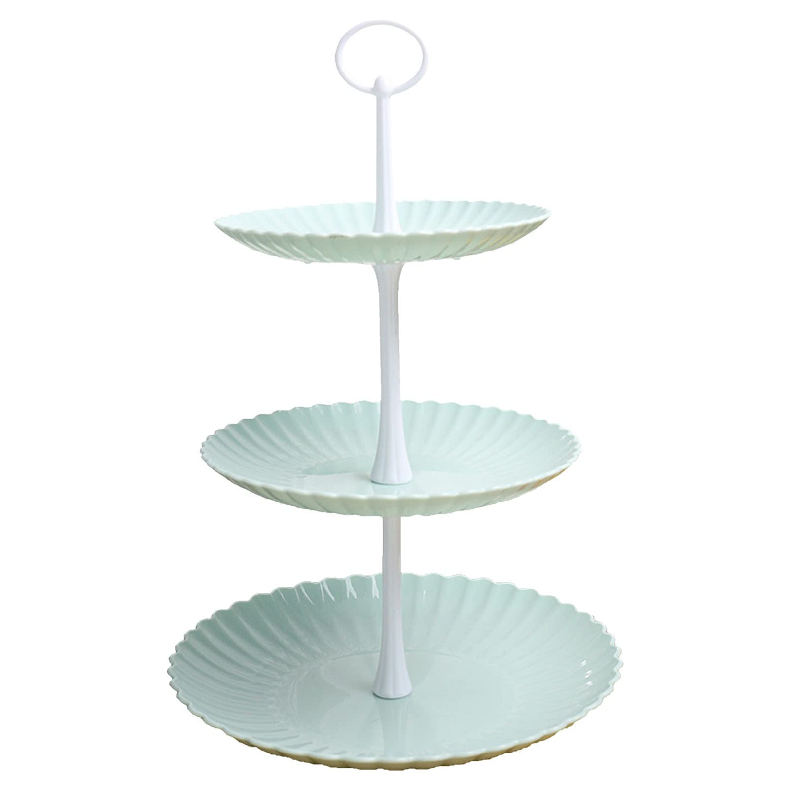 3-Tier Multifunctional Kitchen Tray - Yiser European Style Layered Cake Stand, Fruit & Vegetable Serving Basket, Bird Feeder Rack for Dining Table, Party Dessert Display, and Kitchen Organization (Size: One Size)