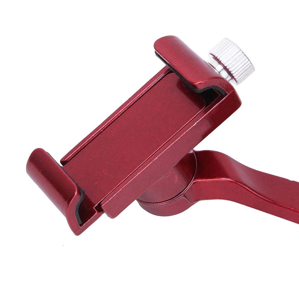 Tbest Universal Aluminum Alloy Bike & Motorcycle Phone Mount - Adjustable Handlebar & Rearview Mirror Phone Holder for iPhone, Android Smartphones - Perfect for Cycling, Commuting & GPS Navigation