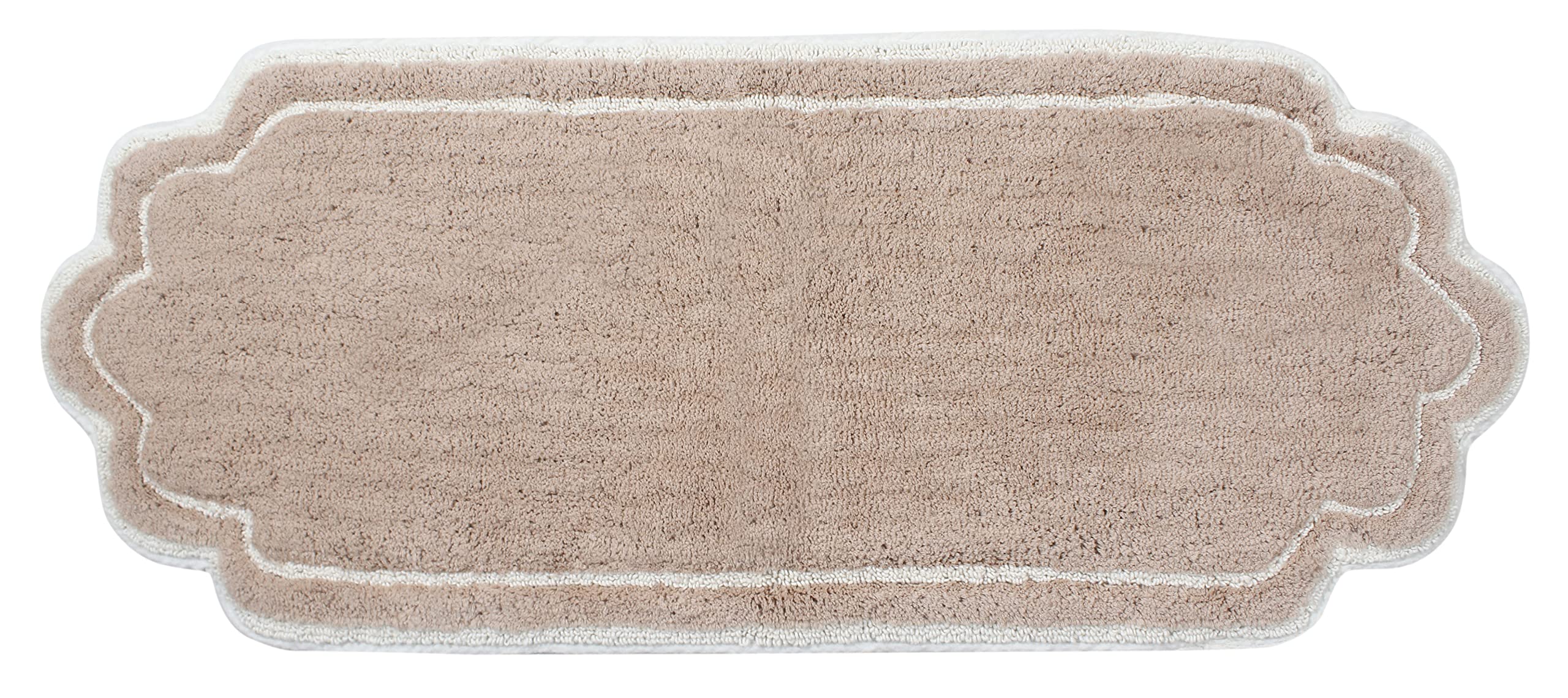 Home Weavers Allure Collection 100% Cotton Tufted Bathroom Rug - Soft, Absorbent & Non-Slip Bath Mat for Bathroom Floor - Machine Washable Runner (21