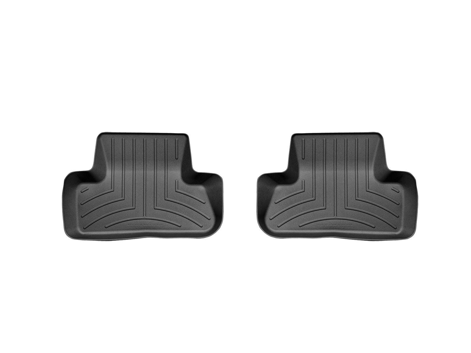 WeatherTech Custom Fit FloorLiners for Audi SQ5 & Q5 - 2nd Row (442302) | All-Weather Protection | Black Car Mats | Perfect for Off-Road, Winter & Family Use