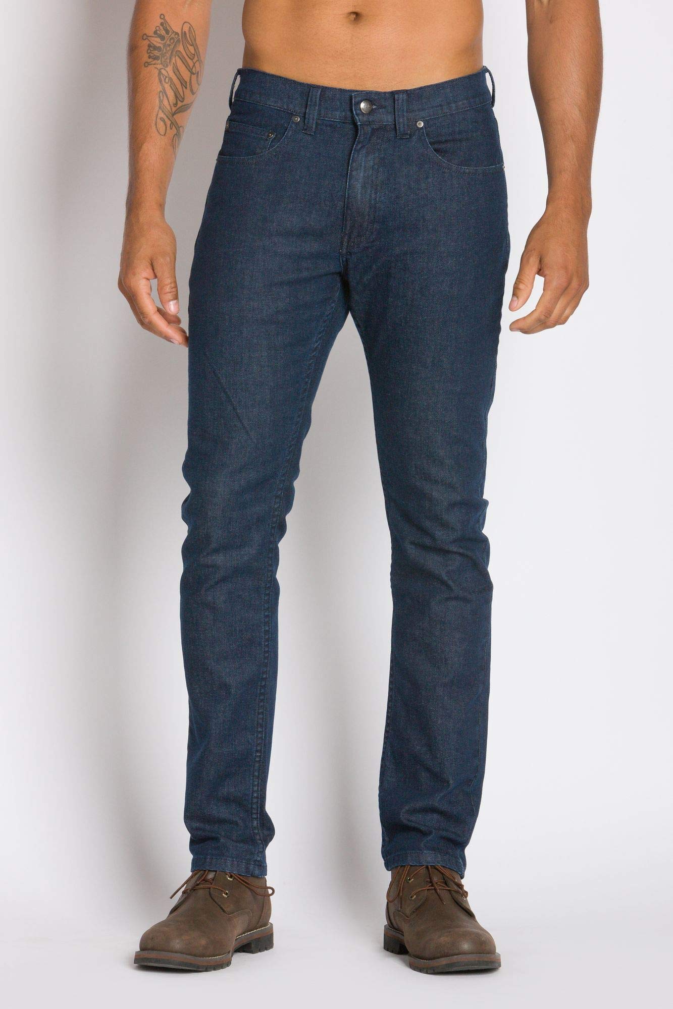 Ably Apparel Auxerre Denim Jeans for Men & Women | Waterproof, Stain & Odor Resistant, Comfortable Stretch Fit | Perfect for Outdoor Activities, Travel & Everyday Wear